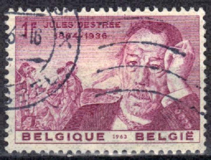 Belgique 1963 - Yvert/OBP 1269 - Jules Destree (ST), Timbres & Monnaies, Timbres | Europe | Belgique, Envoi