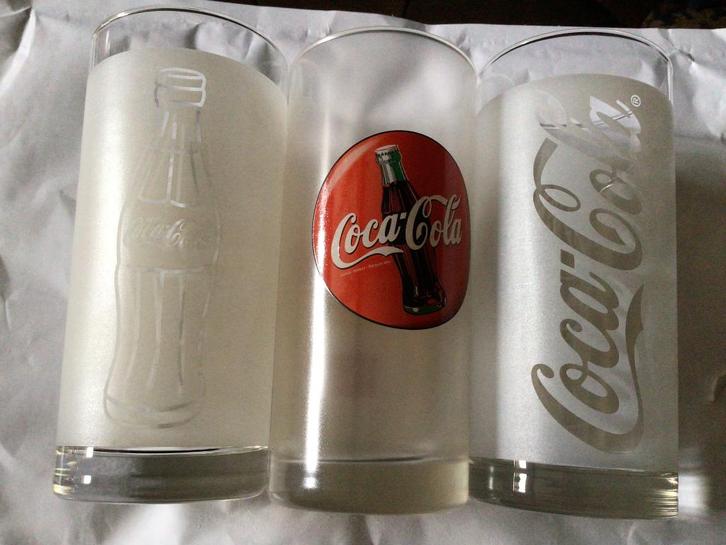 Coca cola retro glazen, blikken dozen, kaarsen, Verzamelen, Merken en Reclamevoorwerpen, Ophalen of Verzenden
