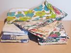 10 sets vintage hoofdkussenslopen fluwijnen; samen €5, Gebruikt, Overige kleuren, Hoeslaken of Sloop, Tweepersoons