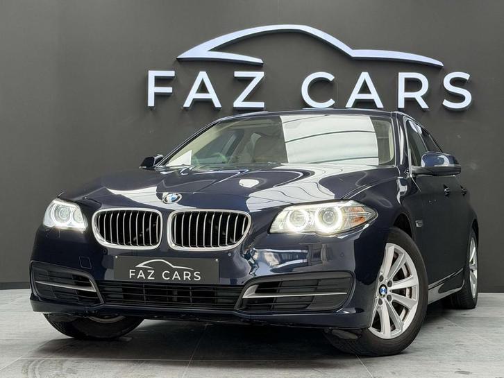 BMW 5 Serie 518 dA * XENON + CUIR + GPS + EURO 6b + GARANTIE, Auto's, BMW, Bedrijf, Te koop, 5 Reeks, ABS, Airbags, Airconditioning