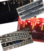 8 x Showtec Active Sunstrip + étui de transport, Musique & Instruments, Enlèvement ou Envoi, Utilisé, Lumières