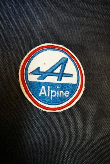 Renault Alpine vintage patch oud model  beschikbaar voor biedingen