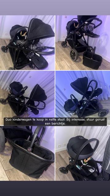 Cybex duo kinderwagen, Enfants & Bébés, Poussettes & Combinaisons, Enlèvement, Poussette, Autres marques, Voiture duo