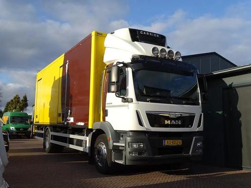 MAN TGM 18.250 E6 CARR SUP 750 CAM LBW 2 TON LOADCAP 10 TON, Auto's, Vrachtwagens, MAN, Diesel, Euro 6, Automaat, Wit, Achterwielaandrijving