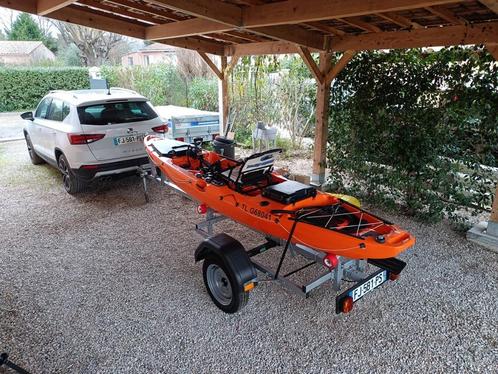 kayak de pêche (conditions de négociation modifiées), Watersport en Boten, Overige Watersport en Boten, Zo goed als nieuw, Ophalen