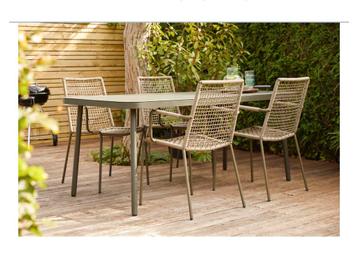 Wakefield eettafel Lille legergroen glas 180x90 cm NIEUW! beschikbaar voor biedingen