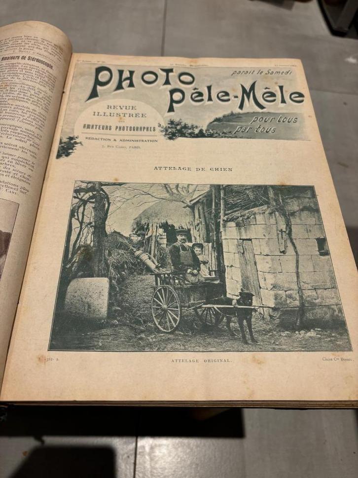 Photo Pêle Mêle, geïllustreerd tijdschrift voor professionel, Antiek en Kunst, Antiek | Boeken en Manuscripten, Ophalen