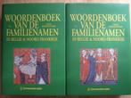 Woordenboek van de familienamen in België en Noord-Frankrijk, Boeken, Woordenboeken, Verzenden, Frans Debrabandere, Zo goed als nieuw