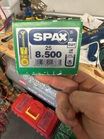 Spax 8x500, Doe-het-zelf en Bouw, IJzerwaren en Bevestigingsmiddelen, Nieuw, 250 mm of meer, Ophalen of Verzenden, Schroeven