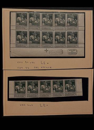 Caritas opdruk 1911 variëteiten  beschikbaar voor biedingen