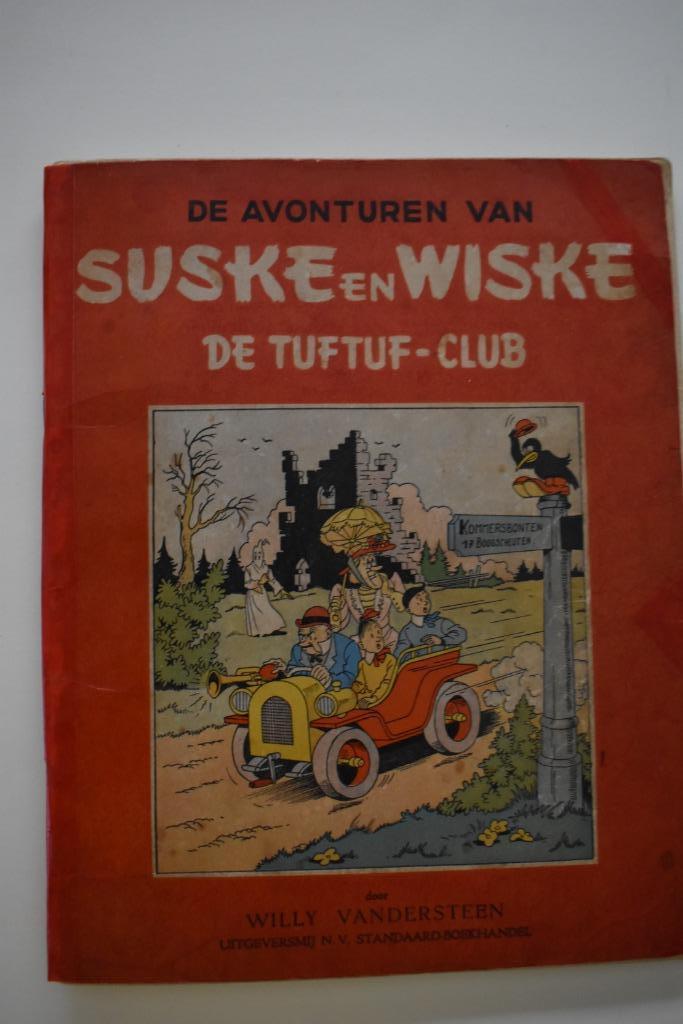 Suske en Wiske: 14a. De tuftuf-club_1druk_1952, Boeken, Stripverhalen, Gelezen, Eén stripboek, Verzenden
