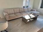 Grote lange stoffen beige landelijke zetel, Ophalen, Gebruikt, Stof, Landelijk