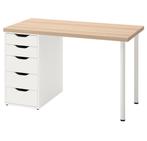 ikea bureau met spiegel, Ophalen, Zo goed als nieuw, Bureau