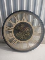 Transparante wandklok met zichtbare tandwielen – 50 cm, Ophalen, Wandklok