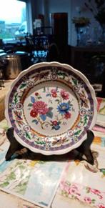 assiette décorative à motif floral, diamètre 25 cm en cérami, Antiquités & Art, Enlèvement ou Envoi