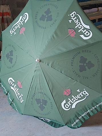 Parasols Carlsberg 100 tal stuks. beschikbaar voor biedingen