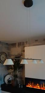 Moderne design  verstelbare hanglamp , LED,  glazen kapjes, Huis en Inrichting, Ophalen, Zo goed als nieuw