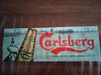 Kartonnen reclame Carlsberg 1974, Verzamelen, Biermerken, Overige merken, Reclamebord, Plaat of Schild, Gebruikt, Ophalen of Verzenden
