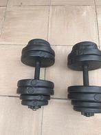 Verstelbare dumbbell set – compleet 15kg x2, Ophalen, Gebruikt, Dumbbell