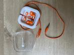 Oranje in-ears oortjes met mini jack en opzetstukjes - NIEUW, Enlèvement ou Envoi, Neuf