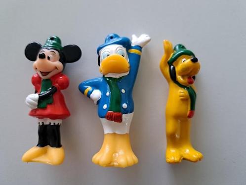 Lot de 3 figurines de Noël vintage de Kellogg's Disney Micke, Collections, Disney, Comme neuf, Statue ou Figurine, Mickey Mouse