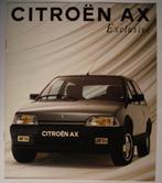 Citroën AX Exclusive 1992 Brochure Catalogue Prospekt, Boeken, Auto's | Folders en Tijdschriften, Verzenden, Gelezen, Citroën