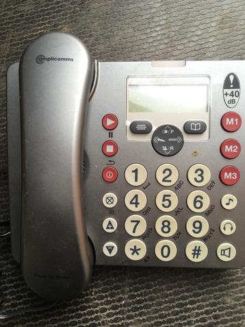 telefoon grote toetsen slechthorenden senioren amplicomms beschikbaar voor biedingen