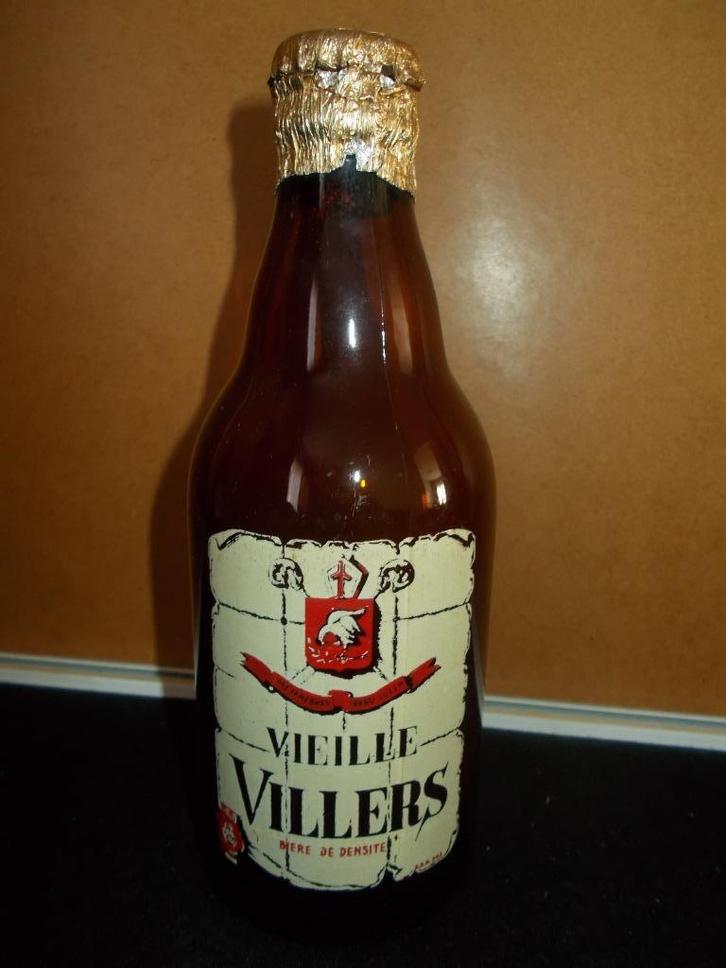 LIEZELE - bierfles VIEILLE VILLERS - Brij. VAN ASSCHE - 2, Verzamelen, Biermerken, Gebruikt, Flesje(s), Overige merken, Ophalen of Verzenden