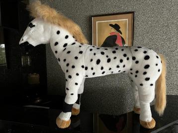 Speelgoedpaard pluche (80cm hoog) beschikbaar voor biedingen