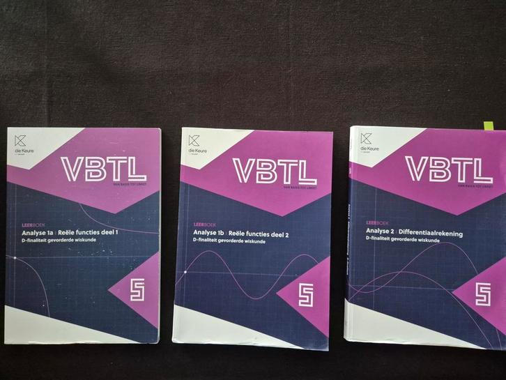 Van basis tot limiet 5 (3 handboeken), Boeken, Studieboeken en Cursussen, Zo goed als nieuw, Ophalen