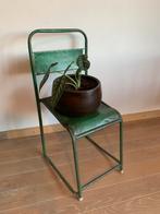 Vintage barstoel met mooie patine, Huis en Inrichting, Ophalen, Gebruikt, Metaal, Eén