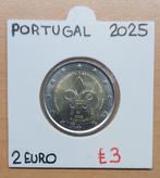 2 EURO 2025  PORTUGAL    SCOUTISME    UIT DE ROL  € 3, Ophalen of Verzenden, Portugal, 2 euro, Losse munt