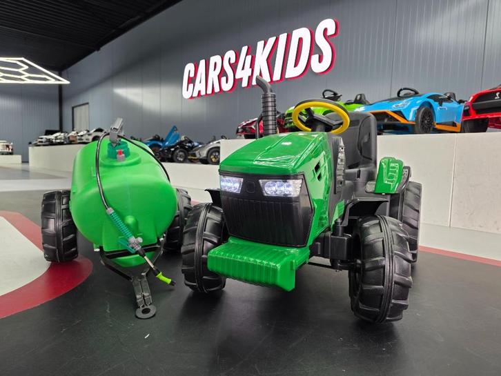 Kindertractor met watertank - soft start - verlichting - RC, Kinderen en Baby's, Speelgoed |Speelgoedvoertuigen, Nieuw, Afstandsbediening
