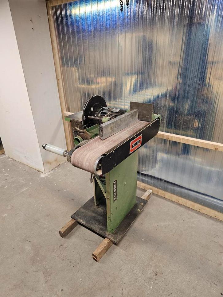 Samco Schuurmachine Combinatie Rond en Bandschuurmachine, Doe-het-zelf en Bouw, Gereedschap | Schuurmachines, Gebruikt, Bandschuurmachine