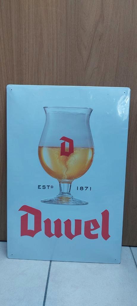 Grande enseigne publicitaire Duvel (neuve dans son emballage, Collections, Marques de bière, Neuf, Panneau, Plaque ou Plaquette publicitaire