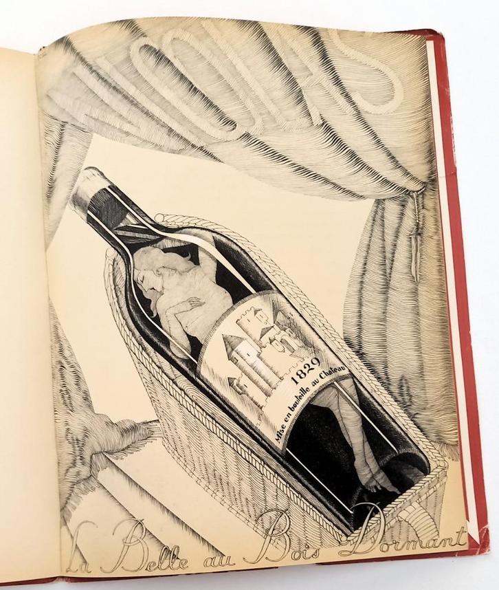 R10995 [Paul Iribe] Blanc et Rouge 1930 Wijnhandel Nicolas, Antiek en Kunst, Antiek | Boeken en Manuscripten, Ophalen of Verzenden