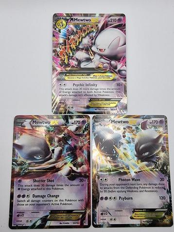 Pokémon Lot - Breakthrough - 3x Mewtwo Hits  beschikbaar voor biedingen