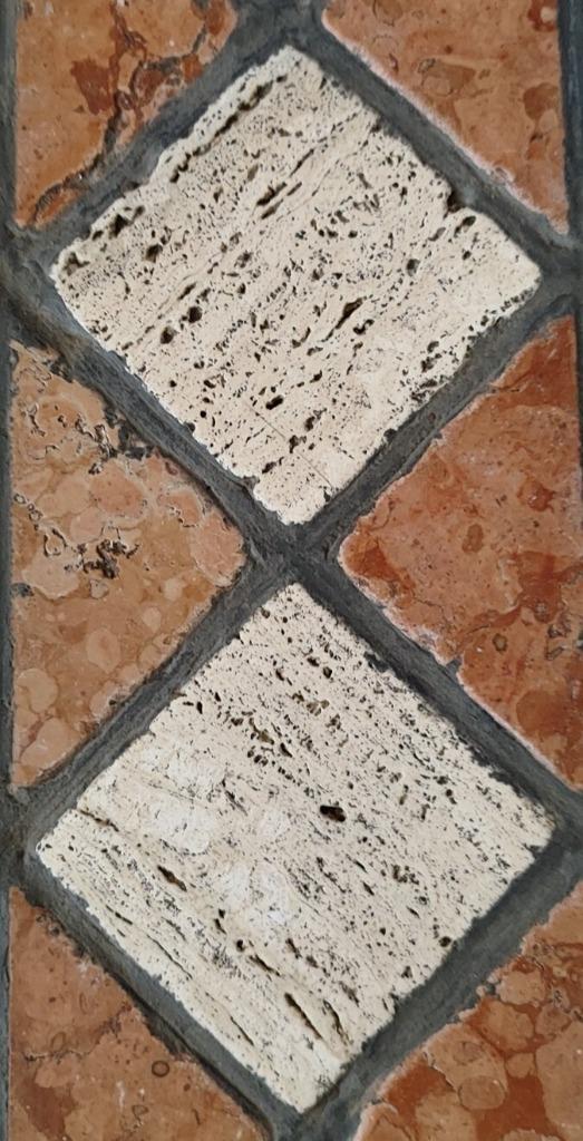 Carrelage travertin carré beige clair – 10x10 cm – 90 pcs, Doe-het-zelf en Bouw, Tegels, Nieuw, Minder dan 20 cm, Minder dan 20 cm