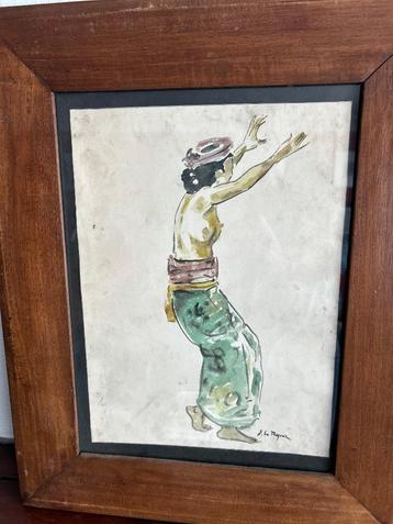 Aquarel beschikbaar voor biedingen