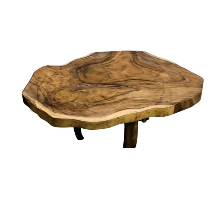 Table basse abstraite Bois Suar, Maison & Meubles, Tables | Tables de salon, Neuf, 100 à 150 cm, Autres formes, Autres essences de bois