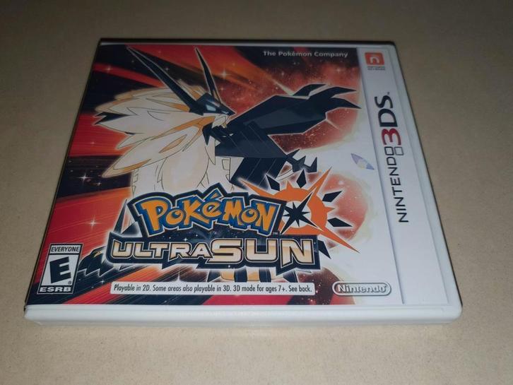 Pokemon Ultra Sun 3DS Game Case, Games en Spelcomputers, Games | Nintendo 2DS en 3DS, Zo goed als nieuw, Verzenden