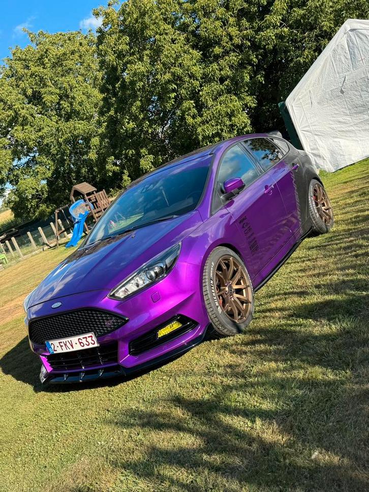 Zeer mooi Ford focus ST mk3.5, Auto's, Ford, Particulier, Focus, ABS, Benzine, Euro 6, 5 deurs, Zilver of Grijs, Zwart, Leder