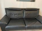 Lederen design tweezit zetel Contempo, Huis en Inrichting, Zetels | Zetels, Ophalen, Gebruikt, Tweepersoons, Leer
