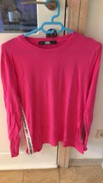 Fushia t shirt KARL LAGERFELD XXL, Kleding | Dames, Karl Lagerfeld, Ophalen of Verzenden, Zo goed als nieuw, Lange mouw