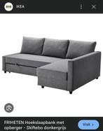 GRATIS IKEA FRIHETEN zetel slaapbank 3-zits grijs, Ophalen, Grijs