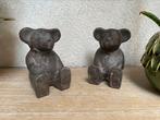 Antieke bronzen beertjes, Ophalen, Brons