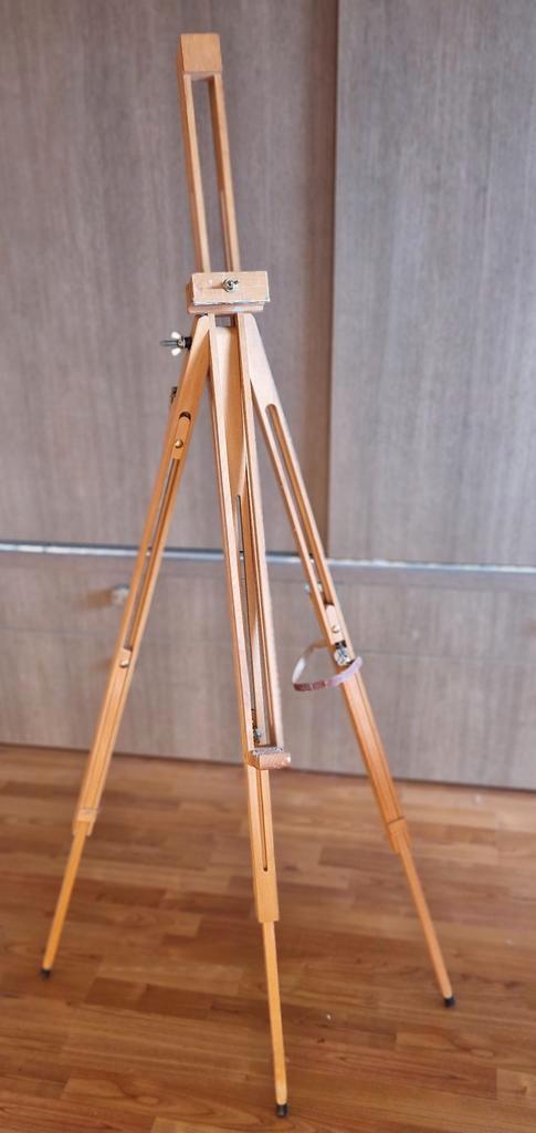 Schildersezel -Veldezel Beukenhout inklapbaar vintage, Hobby en Vrije tijd, Schilderen, Zo goed als nieuw, Ezel, Ophalen of Verzenden
