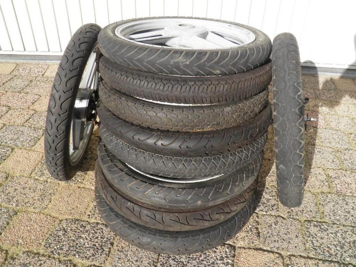 Voor-/achter velgen met-/zonder banden voor Honda Wallaroo., Fietsen en Brommers, Brommeronderdelen | Algemeen, Gebruikt, Overige typen