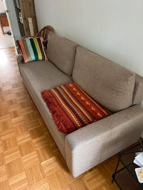 IKEA GRÄLVIKEN slaapbank, Huis en Inrichting, Zetels | Zetels en Chaises Longues, Gebruikt, Driepersoons, 200 tot 250 cm, 75 tot 100 cm