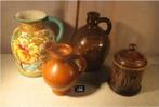4 Mooie Keramieke Kruiken en Potten, Ophalen of Verzenden